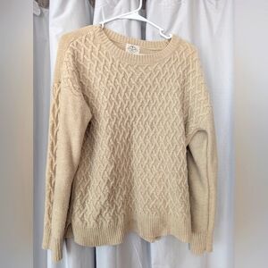 Cream woman's sweater